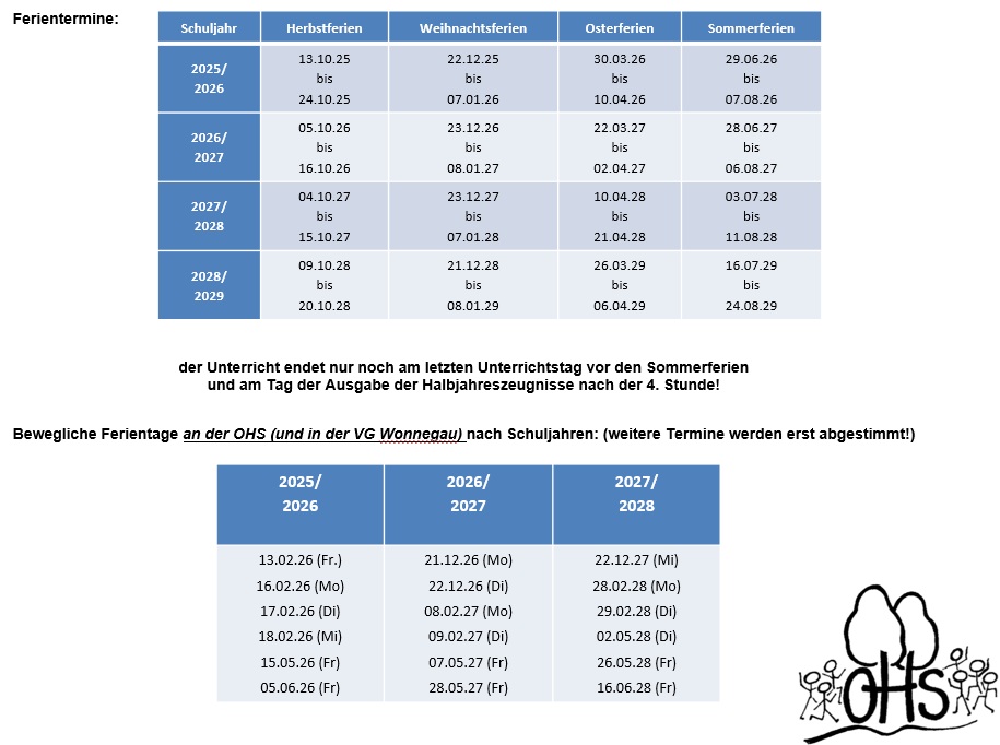 Ferientermine 2025 26